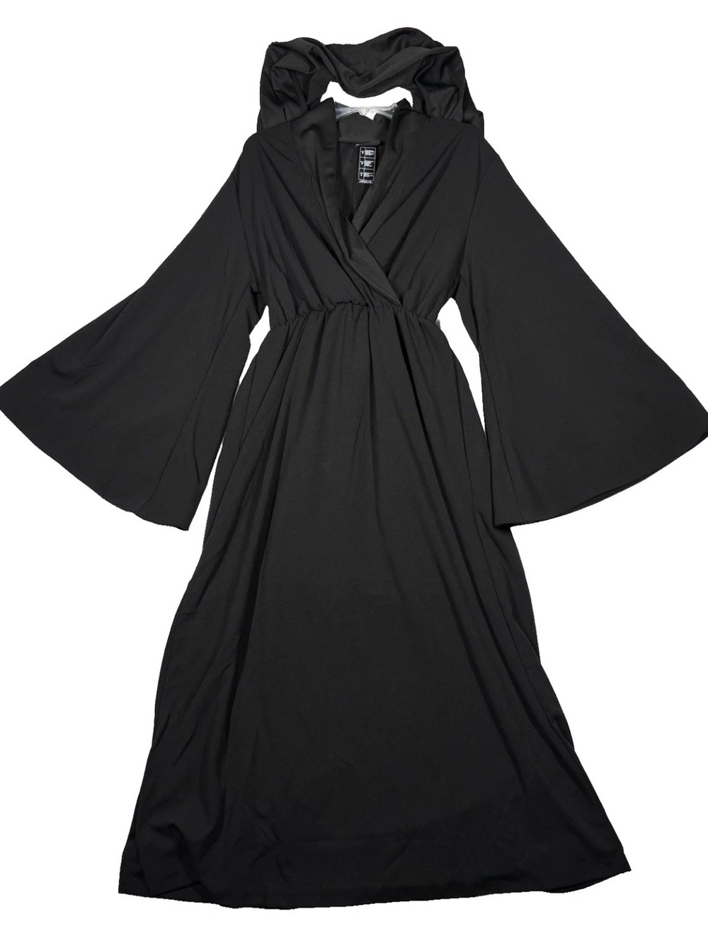 Disney Star Wars Galactic Starcruiser Hooded Black Dress Women M No Belt - NWT
